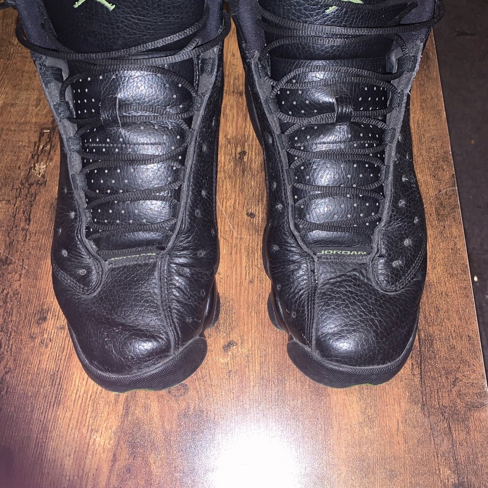 Jordan 13 altitude Green Black size 12 - Picture 5 of 5